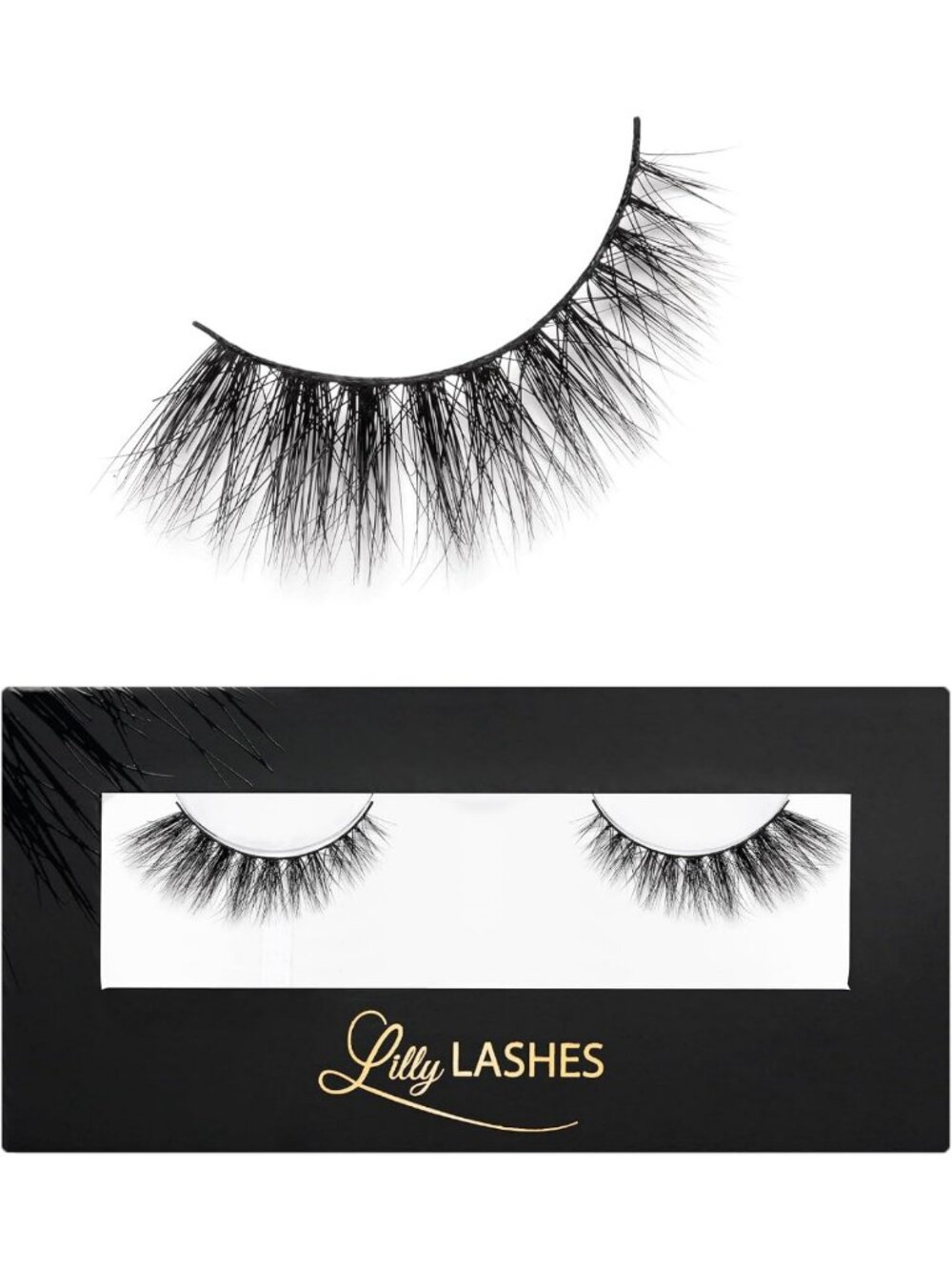 3D Mink Lashes for Wispy Natural Look, Reusable Fluffy Strip Eyelashes, 25x Use